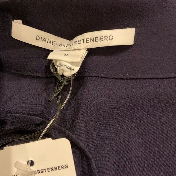 NWT Diane Von Furstenberg Scoop Neck Knee Length Dress 💙 - Picture 5 of 6